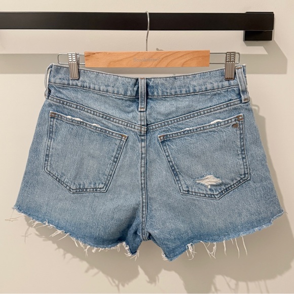 Madewell Light Wash Relaxed Denim Women's Shorts Size 25 - Picture 3 of 8